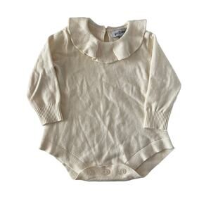 Girlhood Ivory Sweater Romper